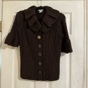 Oscar De La Renta Cashmere Cardigan F07 Size Small